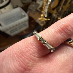 Vintage crystal ring